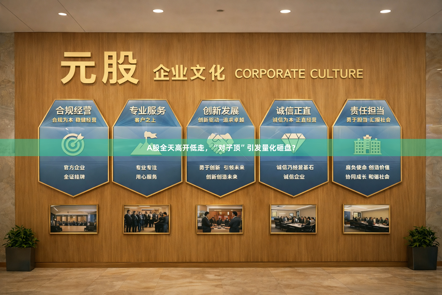 A股全天高开低走，“对子顶”引发量化砸盘？