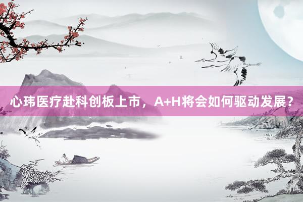 心玮医疗赴科创板上市，A+H将会如何驱动发展？