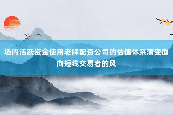场内活跃资金使用老牌配资公司的估值体系演变面向短线交易者的风